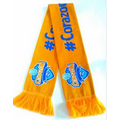 56" Acrylic Knit Soccer Scarves w /Fringe